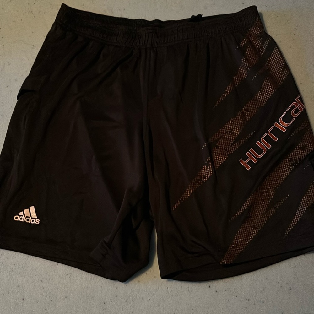 Adidas Miami Hurricanes shorts